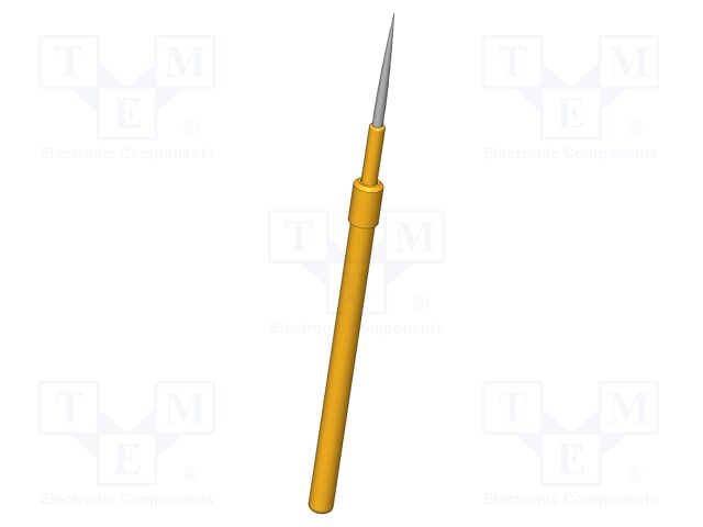 Test needle; Operational spring compression: 8mm; 5A; Ø: 0.7mm