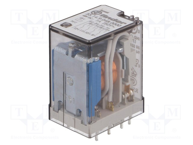 Relay: electromagnetic; 4PDT; Ucoil: 48VDC; 10A; max.400VAC