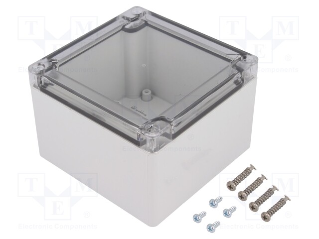 Enclosure: multipurpose; X: 122mm; Y: 124mm; Z: 85mm; TG ABS; ABS