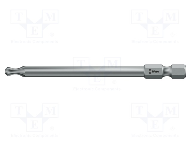 Screwdriver bit; Torx®,spherical; TX15; Overall len: 89mm