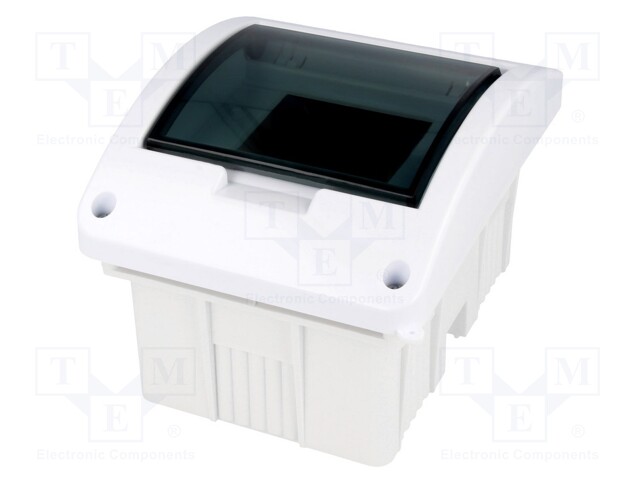 Enclosure: for modular components; IP40; white; No.of mod: 5; 400V