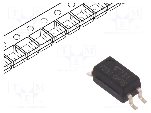 Optocoupler; SMD; Channels: 1; Out: transistor; Uinsul: 3.75kV; SO4