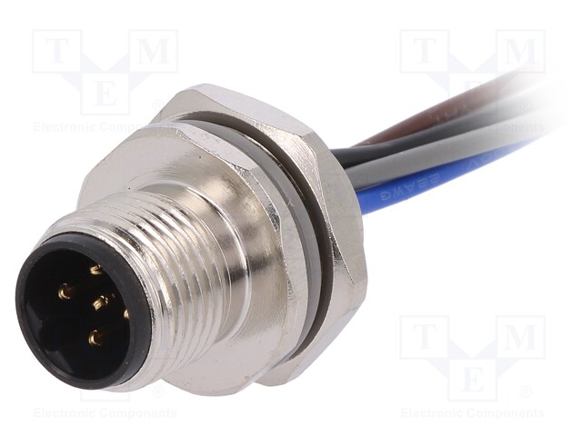 Socket; M12; PIN: 5; male; B code-Profibus; cables; IP67; straight