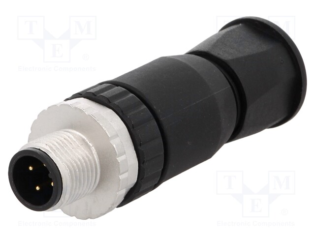 Plug; M12; PIN: 4; male; A code-DeviceNet / CANopen; for cable