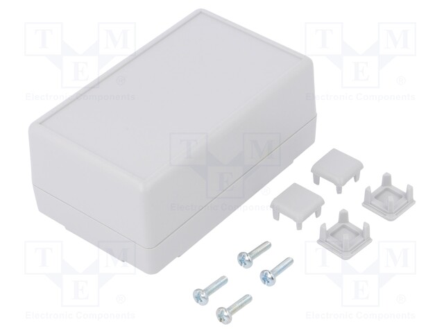 Enclosure: multipurpose; X: 55mm; Y: 90mm; Z: 40mm; 70; ABS; screwed