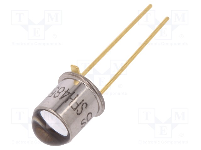 IR transmitter; 4.7mm; 860nm; transparent; 110mW; 8°; THT; 100mA