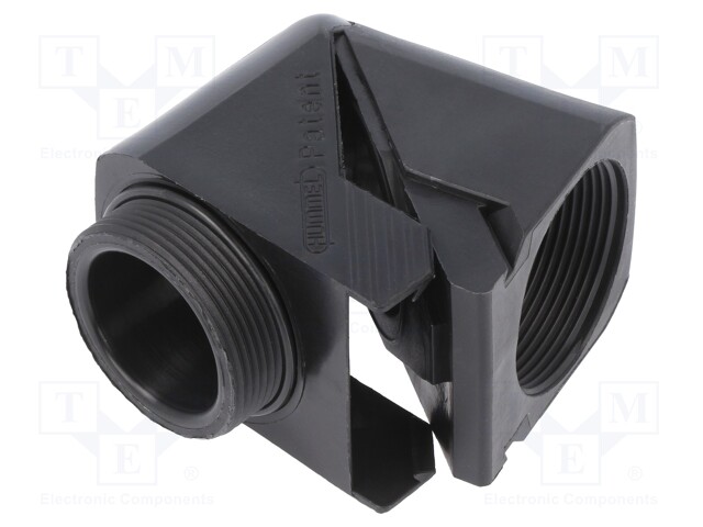 Connector; angular; PG13,5; M20; IP68; Mat: polyamide; black