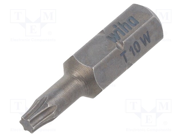 Screwdriver bit; Torx®; TX10; Overall len: 25mm; Series: STANDARD