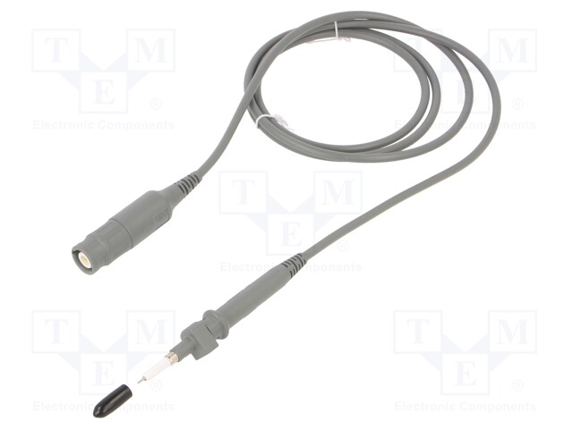 Probe: for oscilloscope; 0÷500MHz; 10: 1; 0.9ns; 10÷25pF; grey; 1.2m