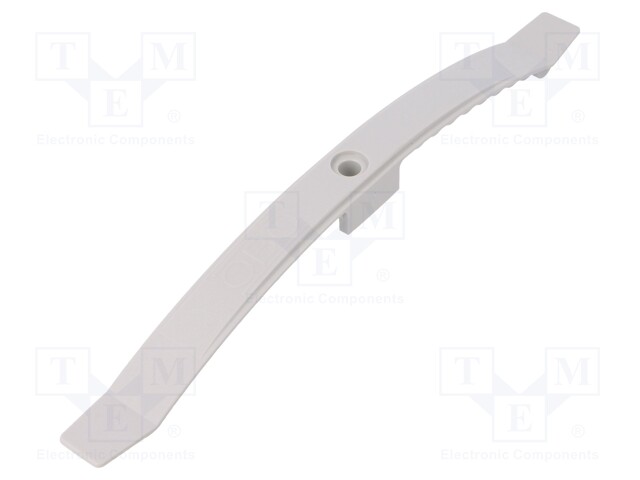 Holder; polyamide; light grey; Ømount.hole: 6mm; W: 20mm; L: 240mm