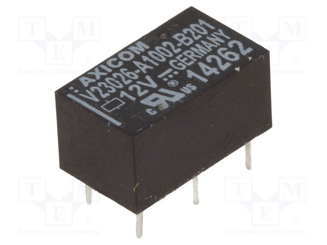 Relay: electromagnetic; SPDT; Ucoil: 12VDC; 0.46A/150VAC; 1A/30VDC