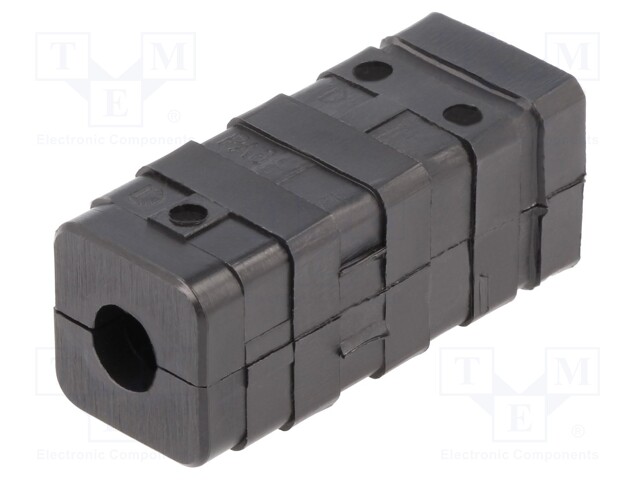 Mounting coupler; for profiles; W: 17mm; H: 42mm; Mat: polyamide