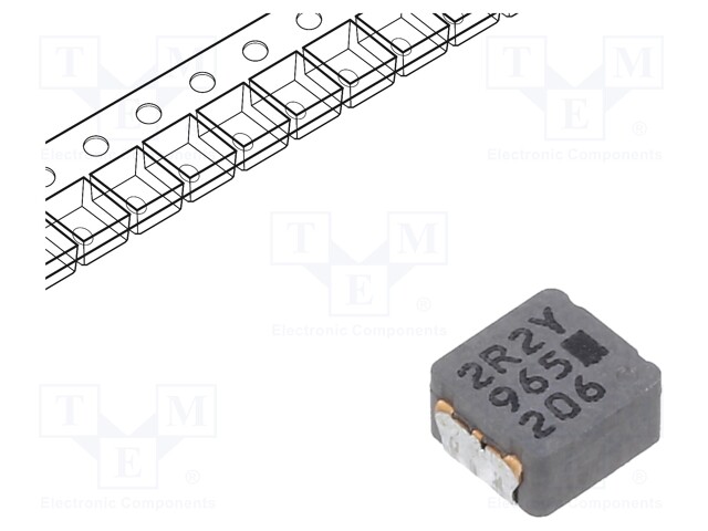 Power Inductor (SMD), AEC-Q200, 2.2 µH, 4.8 A, Shielded, 10.9 A, PCC-M0530M Series