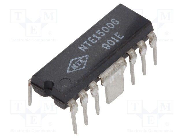 Driver; motor controller; 1A; Channels: 4; 6÷24V; DIP12