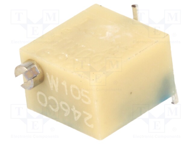 Potentiometer: mounting; multiturn; 1MΩ; 250mW; SMD; ±10%; linear