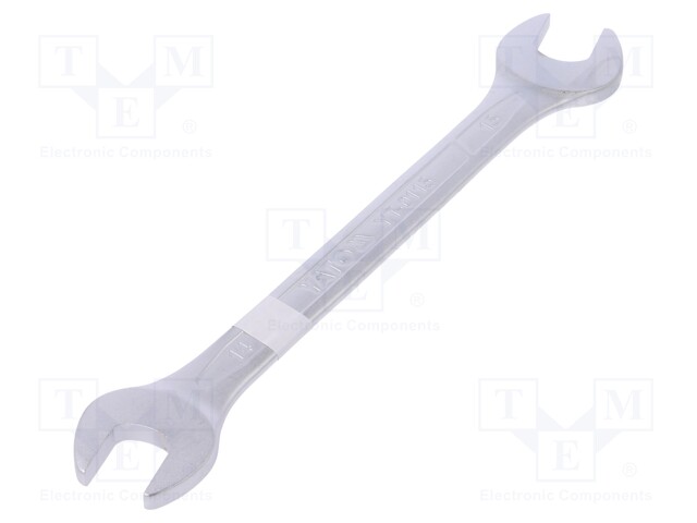 Key; spanner; 14mm,15mm; Chrom-vanadium steel; satin