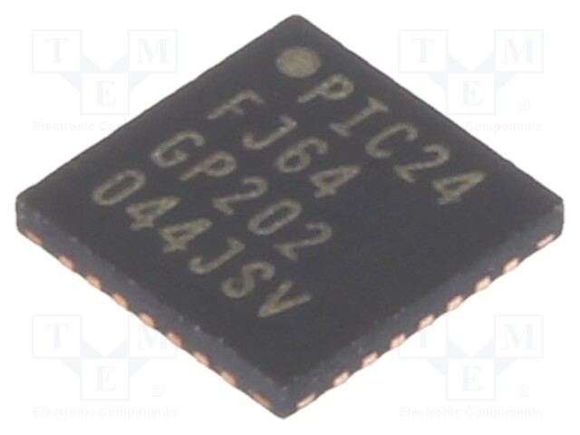 PIC microcontroller; Memory: 64kB; SRAM: 8.192kB; 2÷3.6VDC; SMD