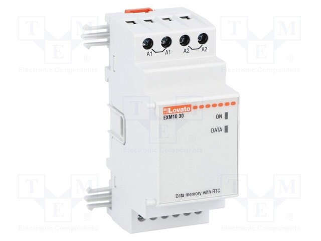 Extension module; RTC; for DIN rail mounting