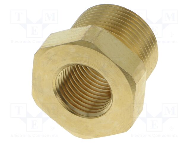 Brass; Mount.elem: thread adapter; Int.thread: M16x1,5