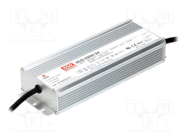 Power supply: switched-mode; LED; 320W; 24VDC; 13.34A; 90÷305VAC