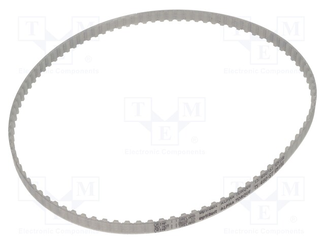 Timing belt; T5; W: 6mm; H: 2.2mm; Lw: 480mm; Tooth height: 1.2mm