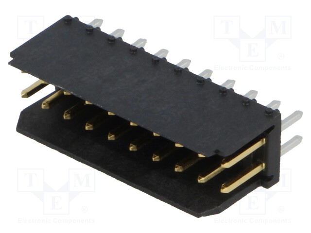 Socket; wire-board; male; DUBOX; 2.54mm; PIN: 20; THT; 3A; straight