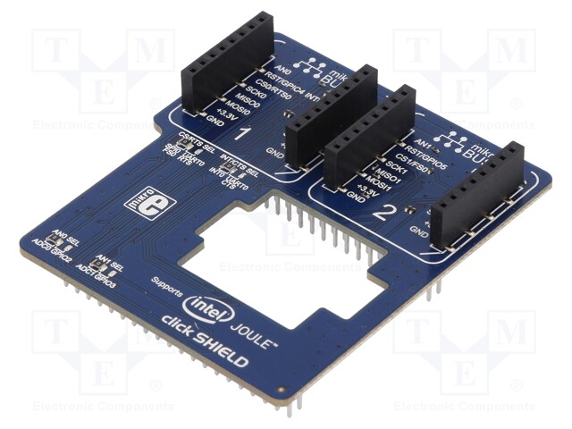 Multiadapter; mikroBUS socket; Add-on connectors: 2