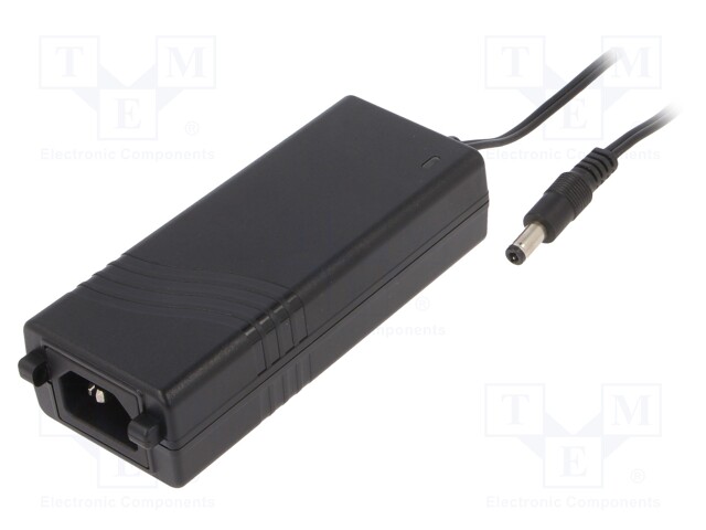 Power supply: switched-mode; 15VDC; 3.2A; Out: 5,5/2,5; 48W; 0÷60°C