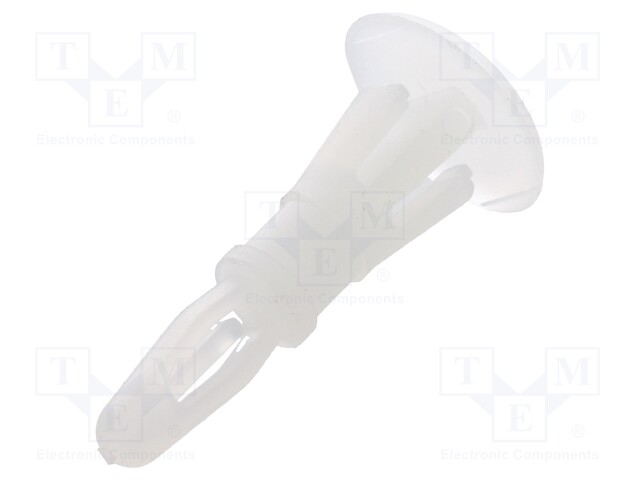 Assembly stud; polyamide; L: 9.5mm; latch/latch; Ø2: 4.75mm