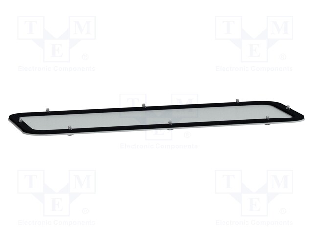 Cable gland plate; steel; W: 130mm; L: 345mm; Spacial S3D; D: 1.5mm