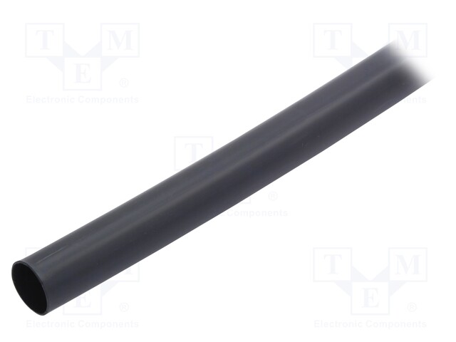 Heat shrink sleeve; glued; 3: 1; 19mm; L: 1.2m; black; polyolefine