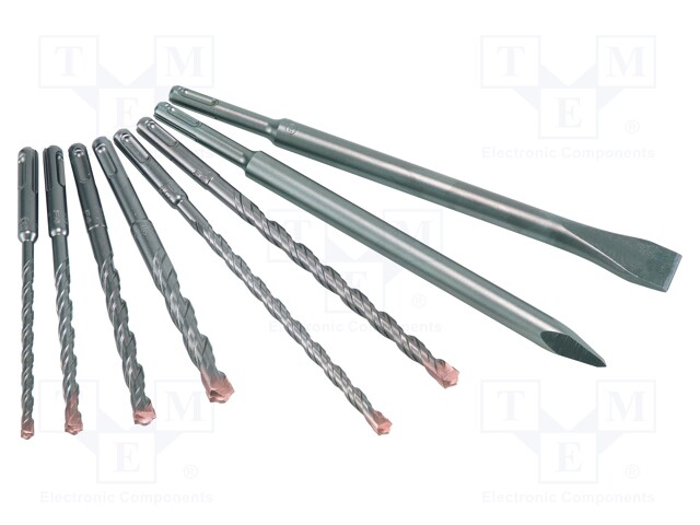 Drill set; Application: concrete,for wall,brick type materials