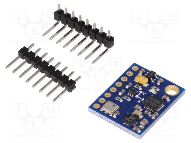 Sensor: position; 3÷5VDC; I2C; BMP180,HMC5883L,MPU-6050; 10 DOF