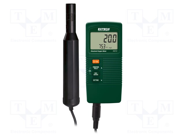 Meter: oxygen analyzer; Resol: 0÷100%,0÷20mg/L,0÷50°C; 446g