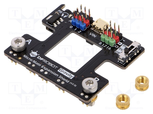 Shield; expansion board; 3.3÷5VDC; Gravity; 68.5x53.3mm