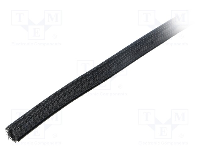 Polyester conduit; Braid diameter: 9.5mm; Mat: polyester; black