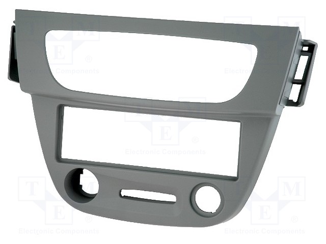 Radio mounting frame; Renault; 1 DIN; grey