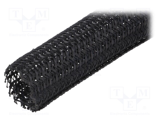 Polyester conduit; Braid diameter: 25.4mm; Mat: polyester; black