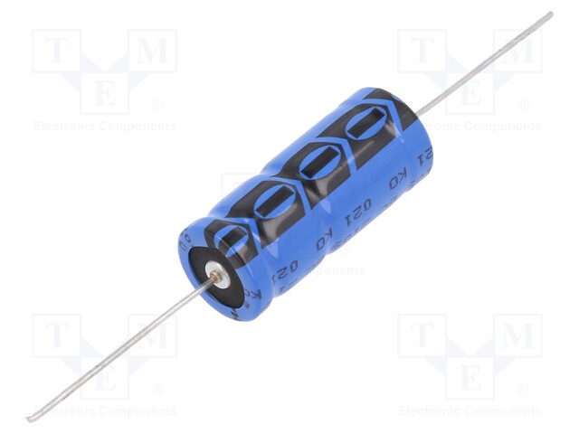 Electrolytic Capacitor, 1000 µF, 40 V, 021 ASM Series, ± 20%, Axial Leaded, 8000 hours @ 85°C