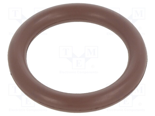 O-ring gasket; FPM; D: 3mm; Øint: 16mm; brown; -20÷200°C