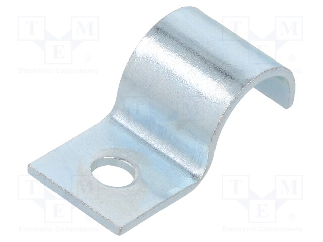 Screw mounted clamp; Cable P-clips; ØBundle : 19.1mm; W: 15.9mm