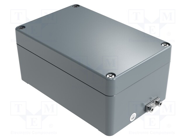 Enclosure: multipurpose; X: 80mm; Y: 125mm; Z: 57mm; aluminium; IP66