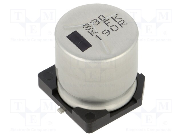 Capacitor: electrolytic; low impedance; SMD; 330uF; 80VDC; ±20%