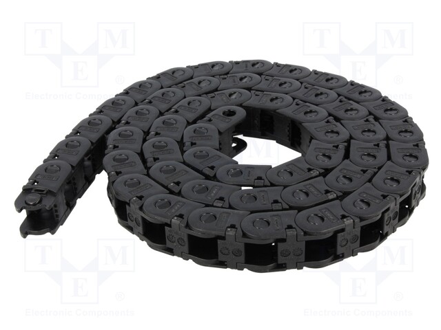 Cable chain; Series: E2.10; Bend.rad: 28mm; L: 1000mm