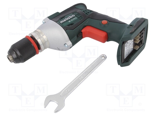 Drill; Power supply: Li-Ion 18V rechargeable battery; 1÷10mm