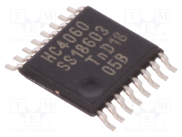 IC: digital; divider,counter; Series: HC; SMD; TSSOP16