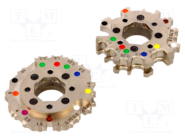 Crimping jaws; insulated connectors,insulated terminals