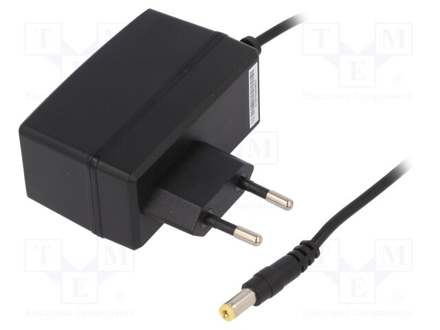 Power supply: switched-mode; 5VDC; 4A; Out: 5,5/2,1; 20W; Plug: EU