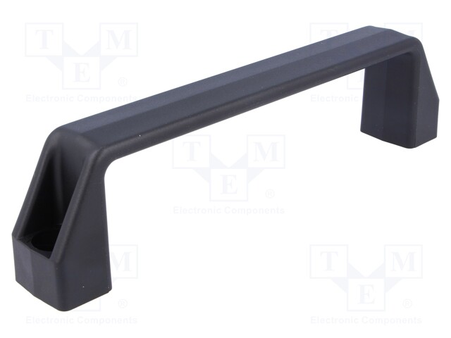 Handle; Mat: technopolymer (PA); black; H: 50mm; L: 196mm; W: 28mm