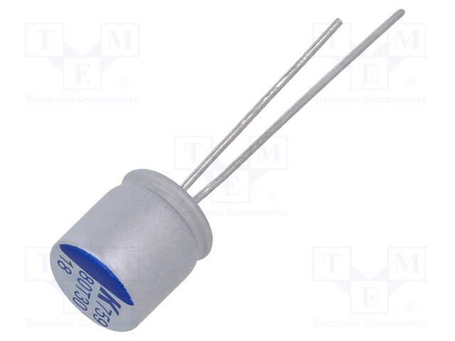 Polymer Aluminium Electrolytic Capacitor, 18 µF, 80 V, Radial Leaded, A759 Series, 0.075 ohm